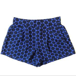 Aritzia Babaton Alvin Shorts- Blue Polka Dot Sz 0